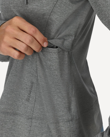 ТермоХуди Simms Women's SolarFlex Full-Zip Hoody (Женский; L; Steel Heather)